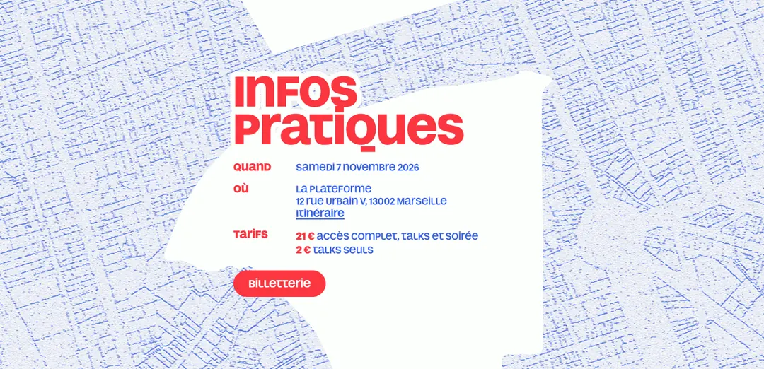 Section « Infos pratiques » du site, à plat