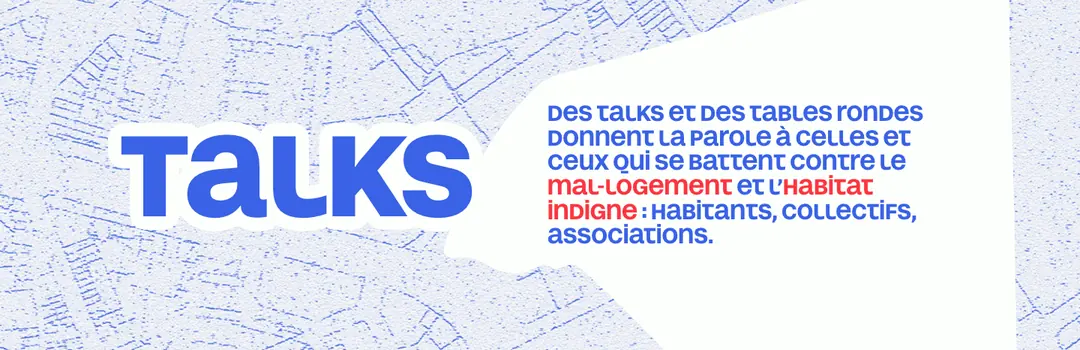 Section « Talks » du site, à plat